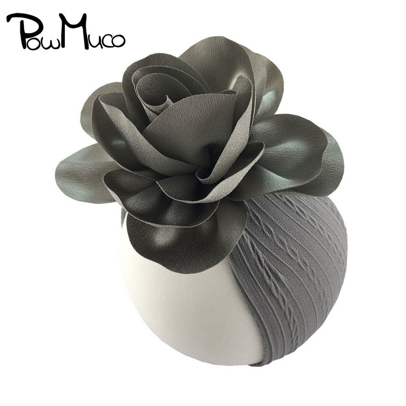 Powmuco 15*9 CM jednobojna prugasta elastična najlonska traka za kosu, modna ručno rađena cvjetna traka za glavu za djevojčice, dječje pokrivalo za glavu, dječji dar