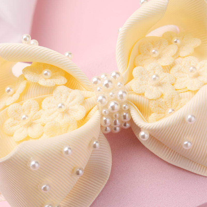 Kawaii ukosnice s mašnom za djevojčice Čipkasti cvijet Leptir kopča za kosu Nova čipkana biserna mašna za kosu Štipaljke za kosu Butik pokrivala za kosu Alati za oblikovanje kose