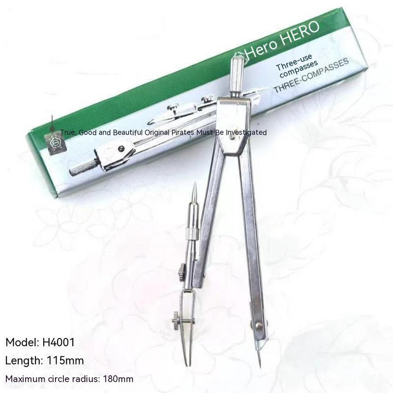 Daudzfunkciju kompasi zīmēšanas rīks Ādas druka Pavasara diagrammas plānošanas līnijas suports starplikas mērītājs Ādas rīks skolas piederumi