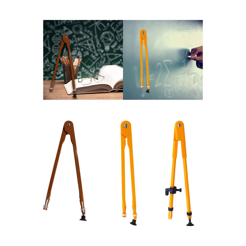 Demonstrācijas kompass izmantošanai uz tāfeles un tāfeles sadalītāja ar piesūcekni mācību kompasu kokapstrādei