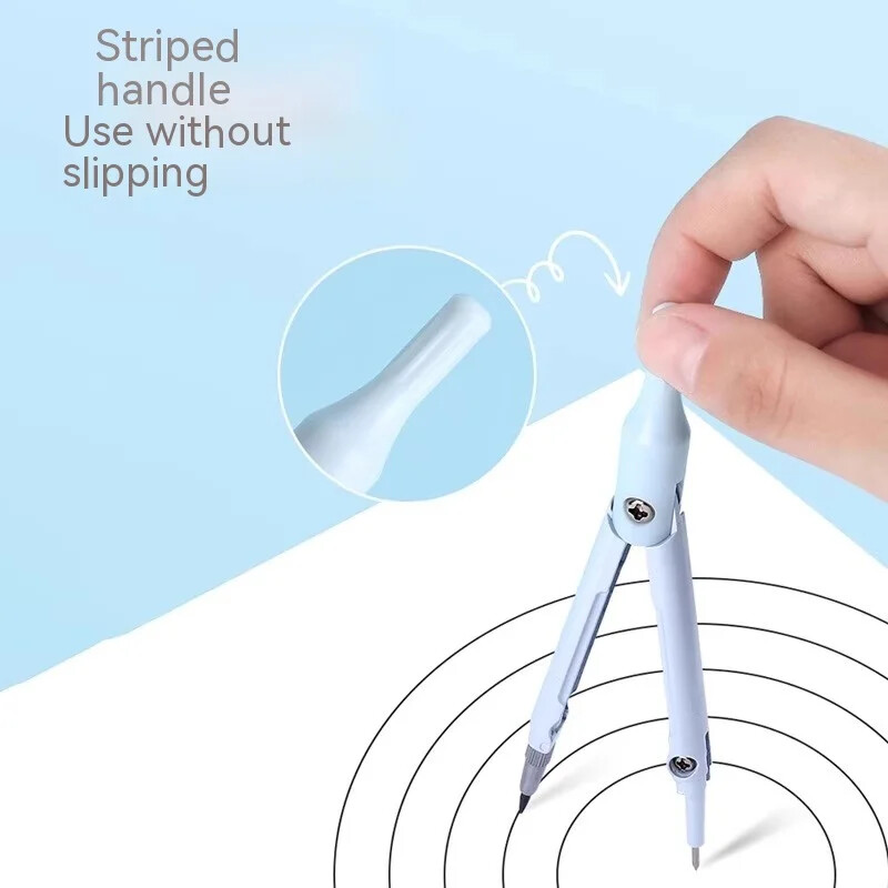 3in 1 kompasa zīmuļa apļa lineāls ar zīmuļa uzpildīšanu Pamatskolas skolēni, zīmēšanas lineāls, matemātikas ģeometrijas rīki