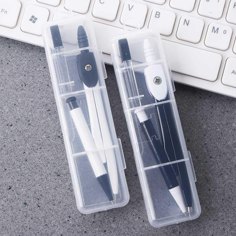 Bērnu skolas piederumi apļiem Māksla Dizains Nerūsējošais tērauds Studentu matemātikas kompass Zīmēšana Kompass Kompasu komplekts Ģeometrijas rīki