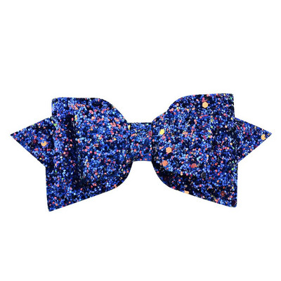1 τεμάχιο 5 ιντσών μωρό κοριτσάκι Big Glitter Μαλλιά Φιόγκος Παιδικές φουρκέτες Κλιπ μαλλιών για Παιδιά Αξεσουάρ μαλλιών Retal Γυναικείο Κλιπ μαλλιών 881