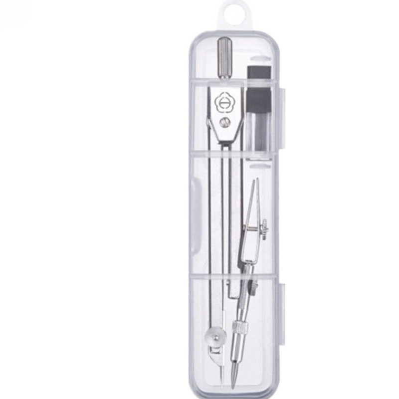 1 tk hõbedane metallist kompass kirjatarvete värvimise tööriistade kompassid töötajatele, kes joonistavad kompasse ringjoonistuskompass