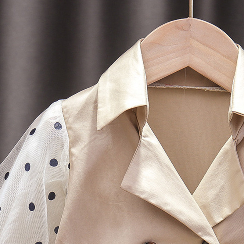 Jachetă și paltoane din dantelă, mâneci cu buline, pentru copii, fetițe, 1-4 ani, 2021, haine noi pentru copii, jachete