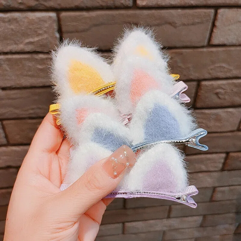 2 τμχ Κορεατικά αυτιά γάτας καρφίτσα μαλλιών 3D Παιδικά χαριτωμένα καρφίτσα μαλλιών Παιδικά κοριτσάκια Μωρά Καπέλα Παιδικά Αξεσουάρ μαλλιών Hot