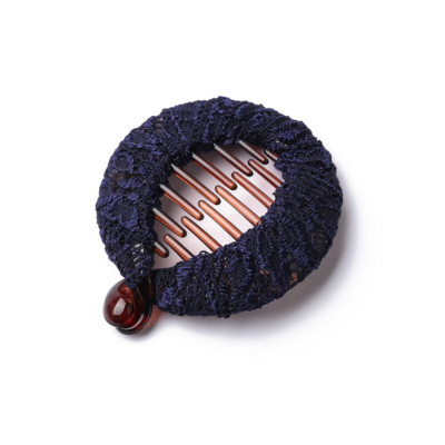 1db 5,5 cm-es kör alakú kis banáncsipesz hajra Kézzel készített csipke hajcsat lányoknak és női póniszőrnek