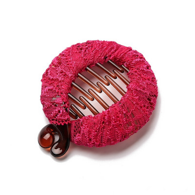 1db 5,5 cm-es kör alakú kis banáncsipesz hajra Kézzel készített csipke hajcsat lányoknak és női póniszőrnek