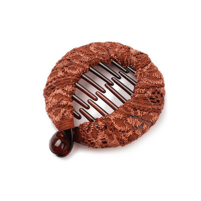 1db 5,5 cm-es kör alakú kis banáncsipesz hajra Kézzel készített csipke hajcsat lányoknak és női póniszőrnek