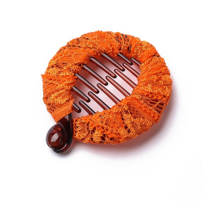 1db 5,5 cm-es kör alakú kis banáncsipesz hajra Kézzel készített csipke hajcsat lányoknak és női póniszőrnek