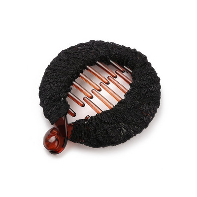 1db 5,5 cm-es kör alakú kis banáncsipesz hajra Kézzel készített csipke hajcsat lányoknak és női póniszőrnek