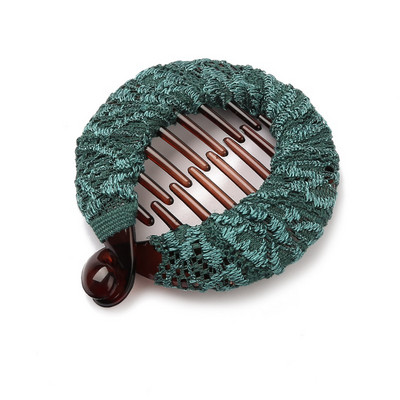 1db 5,5 cm-es kör alakú kis banáncsipesz hajra Kézzel készített csipke hajcsat lányoknak és női póniszőrnek