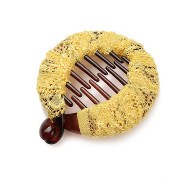 1db 5,5 cm-es kör alakú kis banáncsipesz hajra Kézzel készített csipke hajcsat lányoknak és női póniszőrnek