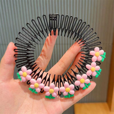 Nova Y2k zvijezda u obliku srca, dječji šareni češalj za kosu, slomljena traka za glavu, kopče za kosu, zeko, slatka frizura, dodatak za kosu za djevojčice, princeze