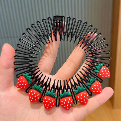 Nova Y2k zvijezda u obliku srca, dječji šareni češalj za kosu, slomljena traka za glavu, kopče za kosu, zeko, slatka frizura, dodatak za kosu za djevojčice, princeze