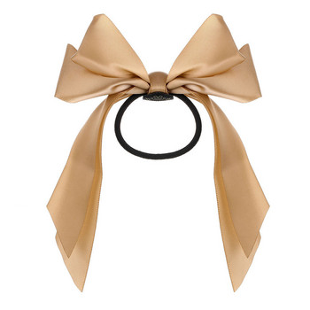 Κορεάτικο BowKnot Hair Tie Scrunchies για γυναίκες Μόδα μακριά κορδέλα ελαστικές κορδέλες για τα μαλλιά Αξεσουάρ για τα μαλλιά παπιγιόν Αλογοουρά