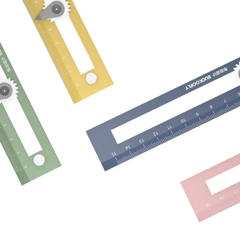 1 db két az egyben iránytű színes többfunkciós rajzkör eszköz Barkácsolás geometriai iránytű vonalzó irodai iskolai otthonhoz