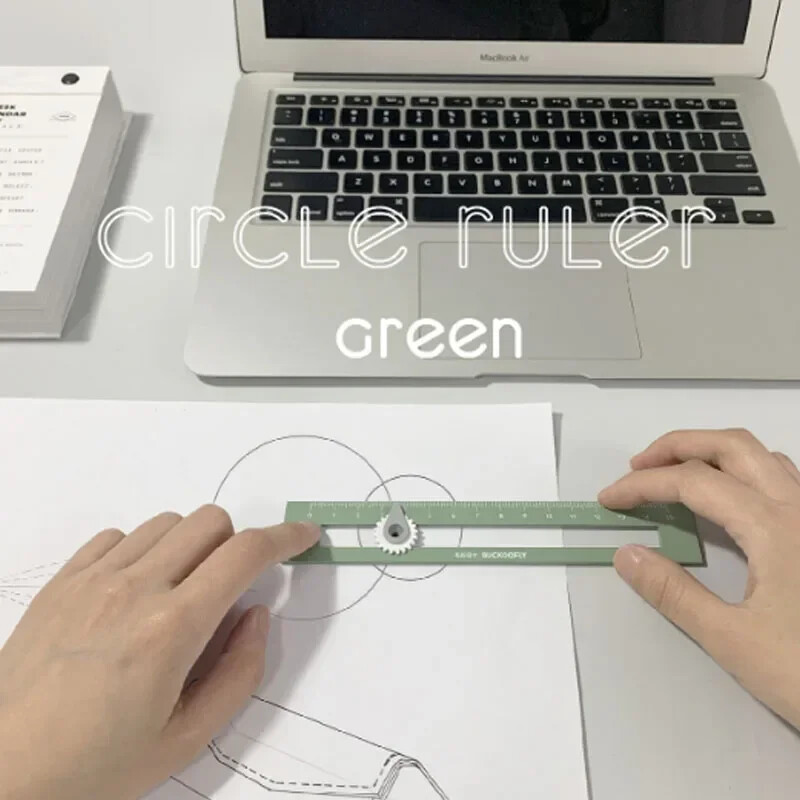 1 db két az egyben iránytű színes többfunkciós rajzkör eszköz Barkácsolás geometriai iránytű vonalzó irodai iskolai otthonhoz