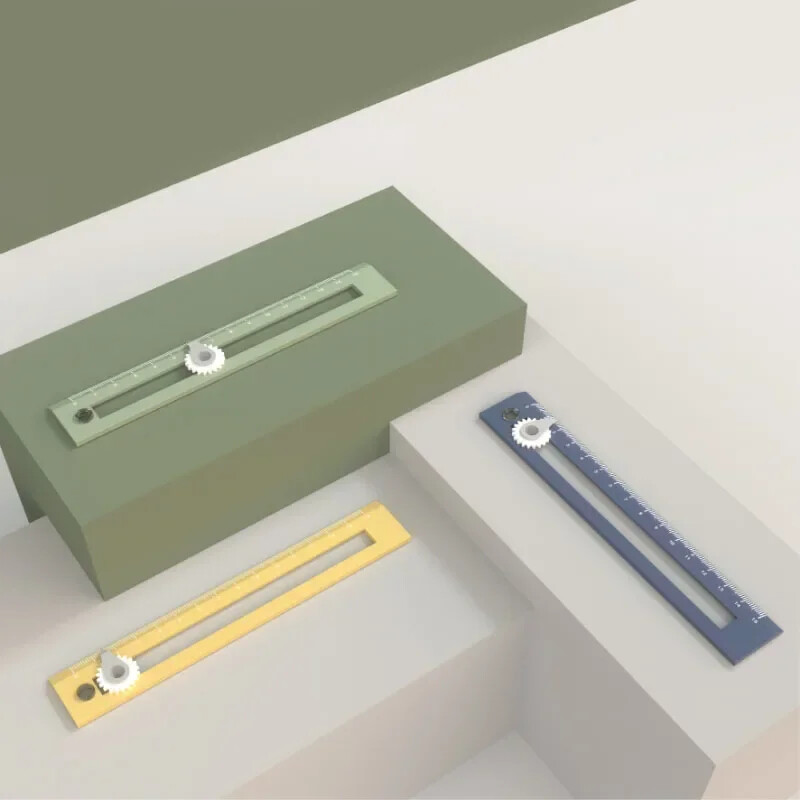 1 db két az egyben iránytű színes többfunkciós rajzkör eszköz Barkácsolás geometriai iránytű vonalzó irodai iskolai otthonhoz