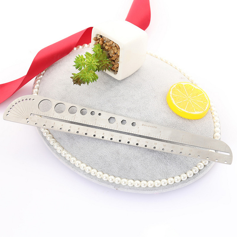 Skaidra mēroga leņķa mērītājs nerūsējošā tērauda transportiera daudzfunkcionāls zīmēšanas lineāls instrumenta mēroga lineāls biroja kompasa transportiera rīks