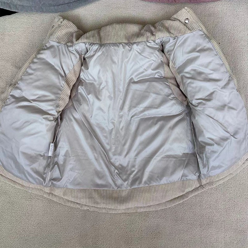 Φθινόπωρο για αγόρια κορίτσια Υψηλής ποιότητας Κοτλέ γιλέκο Χειμερινό Ζεστό Παχύ Γιλέκο Εξωτερικά Παιδικά Μπουφάν Εφηβικά Παιδικά Βαμβακερά Ρούχα