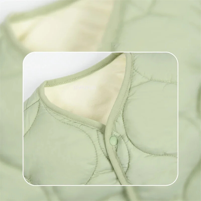 Baba őszi mellény vastagított pamut plüss lányok téli felsőruházat egyszínű sokoldalú fiúk gyerekeknek meleg mellények gyermekruházat