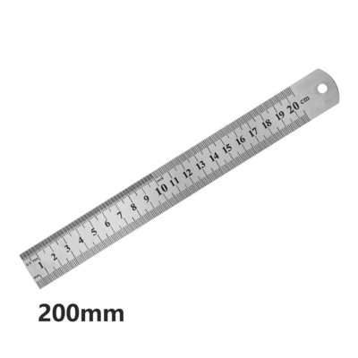 15/20/30/40/50 cm rozsdamentes acél fém egyenes vonalzó vonalzó szerszám Precíziós kétoldalas mérőrajzoló tartozék kéziszerszám