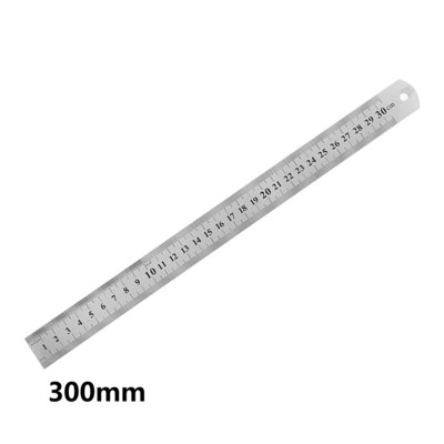 15/20/30/40/50 cm rozsdamentes acél fém egyenes vonalzó vonalzó szerszám Precíziós kétoldalas mérőrajzoló tartozék kéziszerszám