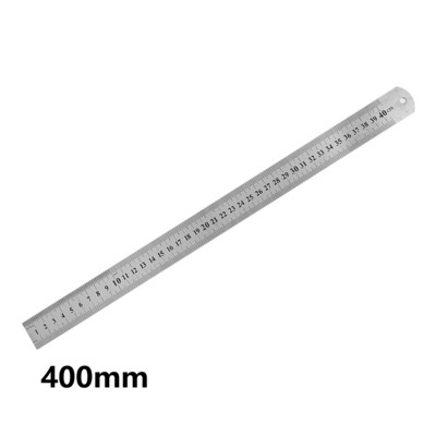 15/20/30/40/50 cm rozsdamentes acél fém egyenes vonalzó vonalzó szerszám Precíziós kétoldalas mérőrajzoló tartozék kéziszerszám