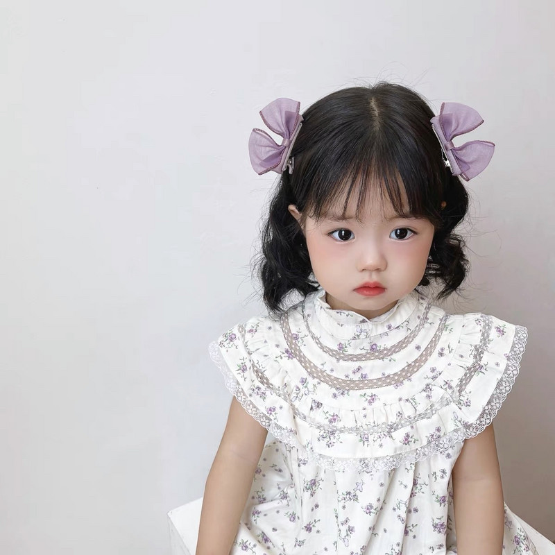 2KOM Nove stereoskopske mašne Lijepe dječje ukosnice Dječje kopče za kosu Ukrasi za kosu Djevojački dodaci za kosu Dječja pokrivala