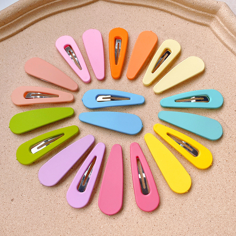 10db/készlet Színes BB Clipek Candy Color Édes geometrikus hajcsattok Női Lányok Hajdísz Hajtű Barrette Haj kiegészítők