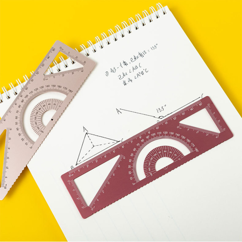 Maalimine Alumiiniumisulamist kvarts Multifunktsionaalne sirgjoon Joonlaud kolmnurkne joonlaud Kontori õppetarvete nurgamõõtur