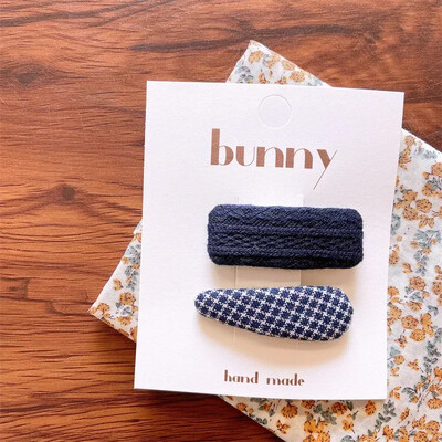 Нови щипки за коса за бебета и момичета Детска есенна бродерия, фиби с цветя, овална плетена тъкан, покрита с корейски деца, прекрасни вълнени шапки