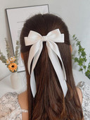 Lystrfac Fashion Fabric Fabric Lint Hair Bow Juuksenõel naistele Tüdrukutele Juukseklambrid Tagapea Ülemine Klamber Naiste Juuste Aksessuaarid