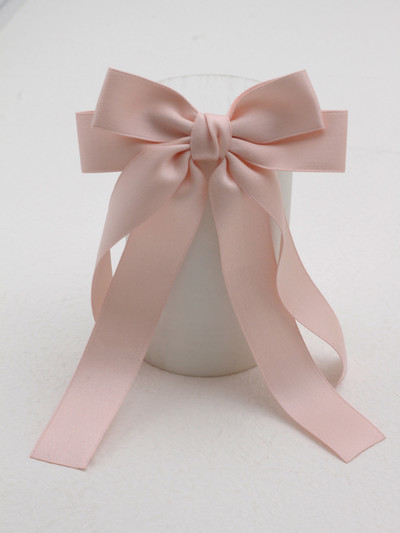 Lystrfac Fashion Fabric Fabric Lint Hair Bow Juuksenõel naistele Tüdrukutele Juukseklambrid Tagapea Ülemine Klamber Naiste Juuste Aksessuaarid