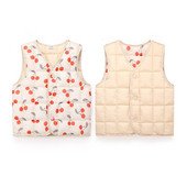 Baba mellény őszi téli fiú mellény kabát gyermek felsőruházat lány kabátok mellény csecsemő pamut ujjatlan ujjatlan gyerek kabát