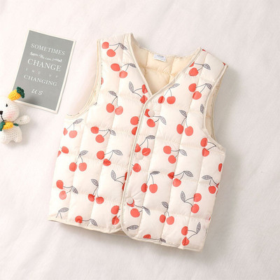 Baba mellény őszi téli fiú mellény kabát gyermek felsőruházat lány kabátok mellény csecsemő pamut ujjatlan ujjatlan gyerek kabát