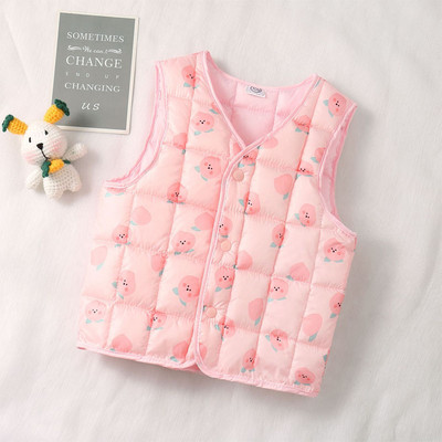 Baba mellény őszi téli fiú mellény kabát gyermek felsőruházat lány kabátok mellény csecsemő pamut ujjatlan ujjatlan gyerek kabát