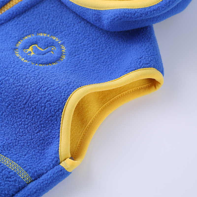 Νέο Φθινοπωρινό Χειμώνα Παιδικά Μπλουζάκια Ρούχα Μπουφάν 2-11Τ Χρώματα Candy Βρεφικά Γιλέκα για αγόρια Κορίτσια Casual Παιδικό γιλέκο με κουκούλα