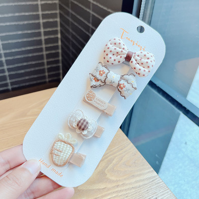 5kom/set Ukosnice za djevojčice s mašnama Slatki cvjetni točkasti medvjed Dječje kopče za kosu Dječje ukosnice Dodaci za kosu za bebe