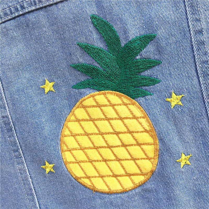 Gyerekruhák Fiúk Lányok Cowboy Tavaszi Őszi Mellény Fiúk Mellény Gyerekek Alkalmi Jean kabát Lány Felsők Babakabát Kék 3-12 év