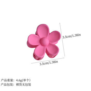 3,5 см корейски щипки за коса с форма на цвете Жени Момичета Плътен рак Мини нокти за коса Конска опашка Шнола Аксесоари за шапки