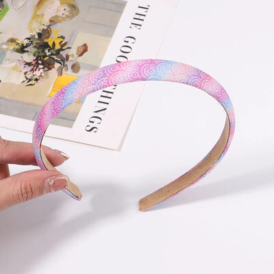 1 τμχ Νέες κορδέλες κεφαλής για κορίτσια Rainbow Sparkly κρίκους για τα μαλλιά Hairband πούλιες πολύχρωμες κορδέλες για τα μαλλιά με αστέρια αξεσουάρ για μωρά Δώρο