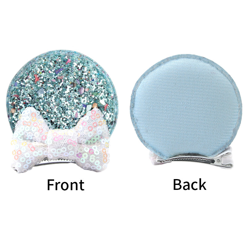 Új színek Klasszikus Disney Fülek Hajkapcsok Lányok Minnie Egér flitter masni Hajtartozékok Csillogó Party Fesztivál Hajszárak 2024