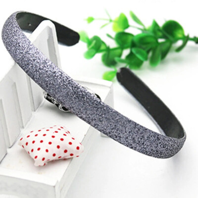 2023-as divatos szolid női csillogó hajgumik lányoknak Egyszerű haj karika hajpántok fejpántok gyerekeknek ajándékok fejfedők hajkiegészítők