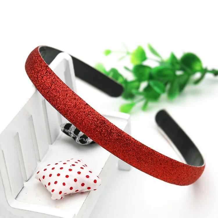 2023-as divatos szolid női csillogó hajgumik lányoknak Egyszerű haj karika hajpántok fejpántok gyerekeknek ajándékok fejfedők hajkiegészítők