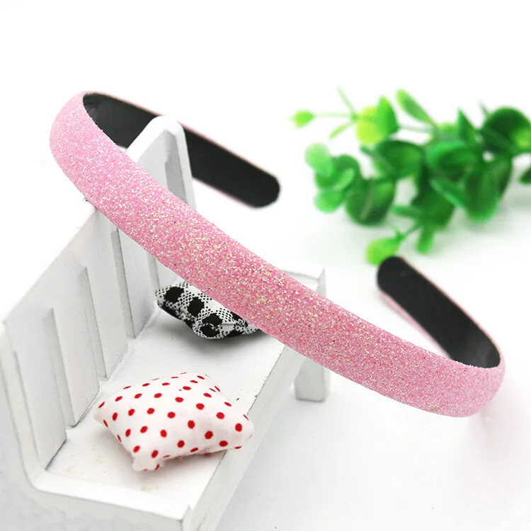 2023-as divatos szolid női csillogó hajgumik lányoknak Egyszerű haj karika hajpántok fejpántok gyerekeknek ajándékok fejfedők hajkiegészítők