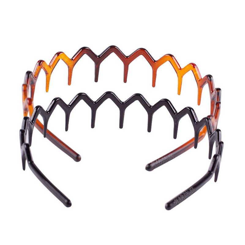 Νέα χτένα μαλλιών κεφαλόδεσμος Ζιγκ-ζαγκ ζώνη με εγκοπή κεφαλόδεσμος γυναίκα άνδρας κορίτσι Χριστουγεννιάτικο δώρο γενεθλίων Διάσωση Σπασμένα μαλλιά