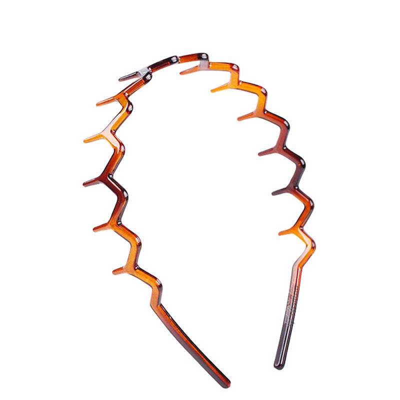 Νέα χτένα μαλλιών κεφαλόδεσμος Ζιγκ-ζαγκ ζώνη με εγκοπή κεφαλόδεσμος γυναίκα άνδρας κορίτσι Χριστουγεννιάτικο δώρο γενεθλίων Διάσωση Σπασμένα μαλλιά