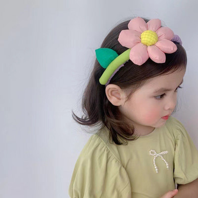 Korea 3D Lilled Müts Päevalilled Armsad Tüdrukute Juuksepaelad Kevadsuvi Juuksekandmine Tüdrukutele Sünnipäevakingitused Peapaelad Varud